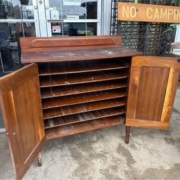 Walmart seven shelf storage cabinet