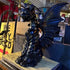 Black cast iron gargoyle garden statue