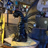 Black cast iron gargoyle garden statue