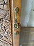 Hand-Carved Wooden Door