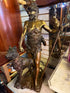 9th-century French Patinated Bronze Figure of a Hunter