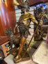 9th-century French Patinated Bronze Figure of a Hunter