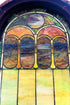 Antique Church Stained Glass windows w/ many leaded inner pieces, many choices &