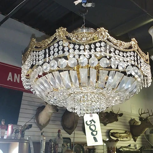 Hanging Crystal Chandelier