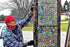Antique Church Stained Glass windows w/ 70 individual pieces within large window