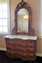1840 's Walnut Victorian marble top dresser