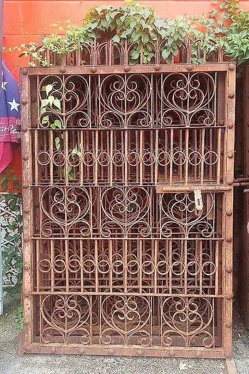 Antique Left and Right old iron gates. We have several sets.