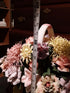 Porcelain/Ceramic Flower bouquet with huge gift box. Around 20 " long By 15" tal