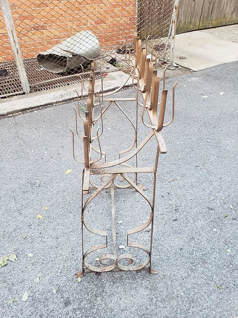 antique votive candle stand