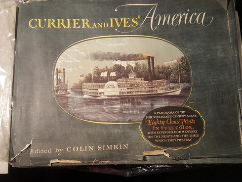 Currier and Ives America - 80 Print book (16 x 12)