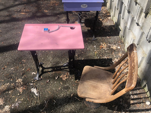 Vintage 1930's School Desk & Chair