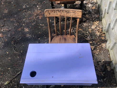 Vintage 1930's School Desk & Chair