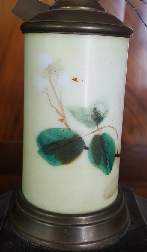 Victorian Hand Painted Lamp