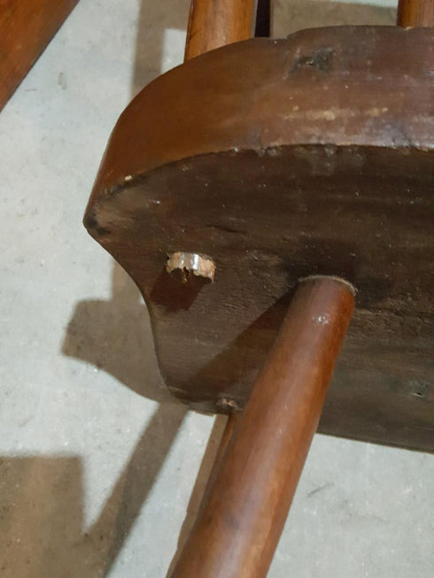 Antique Plank Bottom Chair